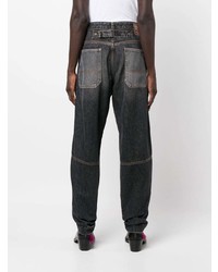 dunkelgraue Jeans mit Flicken von Diesel