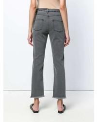 dunkelgraue Jeans mit Paisley-Muster von Etro