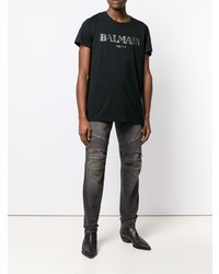 dunkelgraue Jeans von Balmain