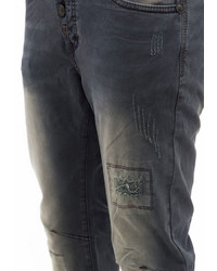 dunkelgraue Jeans von Blue Monkey Slim-fit-Jeans »Phil 4405«
