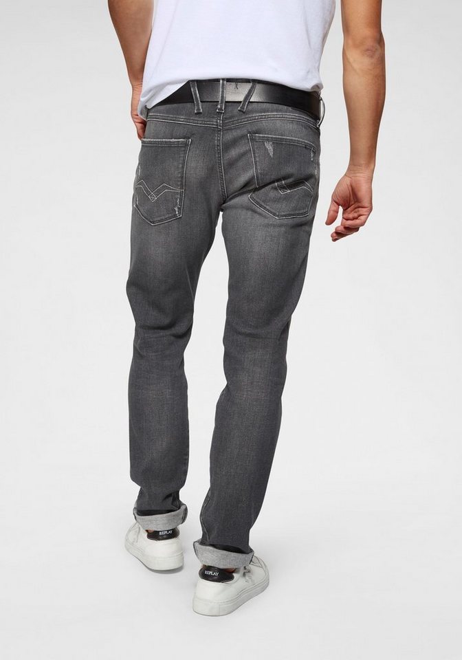 Dunkelgraue Jeans Von Replay 101 Otto Lookastic