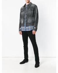 dunkelgraue Jeansjacke von Saint Laurent