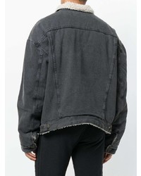 dunkelgraue Jeansjacke von Yeezy