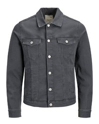 dunkelgraue Jeansjacke von Jack & Jones