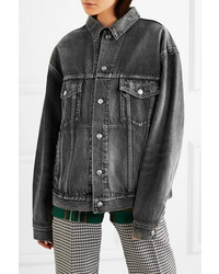 dunkelgraue Jeansjacke von Balenciaga