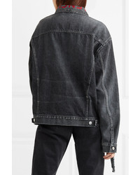 dunkelgraue Jeansjacke von Balenciaga