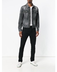 dunkelgraue Jeansjacke von Saint Laurent