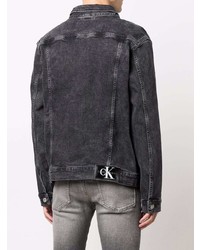 dunkelgraue Jeansjacke von Calvin Klein Jeans