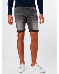 dunkelgraue Jeansshorts von G-Star RAW