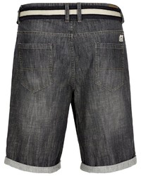 dunkelgraue Jeansshorts von Jan Vanderstorm