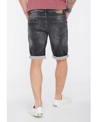 dunkelgraue Jeansshorts von Petrol Industries