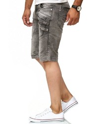 dunkelgraue Jeansshorts von Redbridge