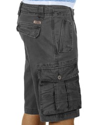 dunkelgraue Jeansshorts von Solid