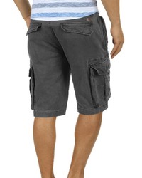 dunkelgraue Jeansshorts von Solid