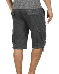 dunkelgraue Jeansshorts von Solid