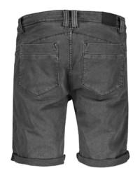 dunkelgraue Jeansshorts von Stitch & Soul