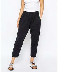 dunkelgraue Karottenhose von Asos