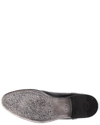 dunkelgraue Leder Brogues von Base London