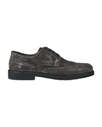 dunkelgraue Leder Brogues von IGI&CO