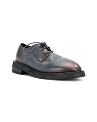 dunkelgraue Leder Derby Schuhe von Marsèll