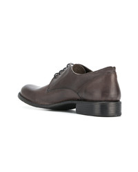 dunkelgraue Leder Derby Schuhe von Fiorentini+Baker