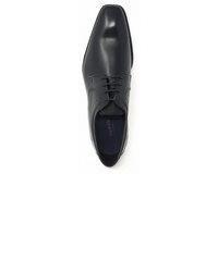 dunkelgraue Leder Derby Schuhe von Lloyd