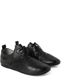 dunkelgraue Leder Derby Schuhe von Marsèll