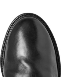 dunkelgraue Leder Derby Schuhe von Marsèll