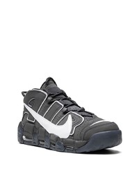 dunkelgraue Leder niedrige Sneakers von Nike