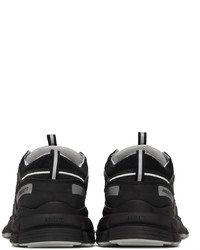 dunkelgraue Leder niedrige Sneakers von Axel Arigato