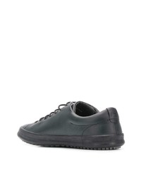 dunkelgraue Leder niedrige Sneakers von Camper