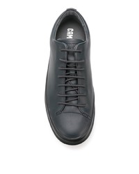 dunkelgraue Leder niedrige Sneakers von Camper