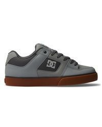 dunkelgraue Leder niedrige Sneakers von DC Shoes