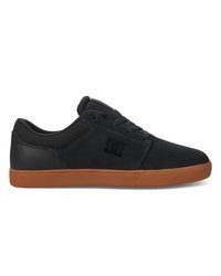 dunkelgraue Leder niedrige Sneakers von DC Shoes