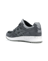 dunkelgraue Leder niedrige Sneakers von Asics