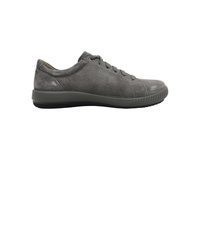 dunkelgraue Leder niedrige Sneakers von Legero