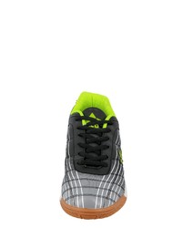 dunkelgraue Leder niedrige Sneakers von Lico
