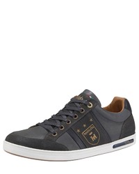 dunkelgraue Leder niedrige Sneakers von Pantofola D'oro