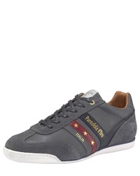 dunkelgraue Leder niedrige Sneakers von Pantofola D'oro