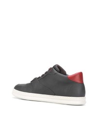 dunkelgraue Leder niedrige Sneakers von Camper