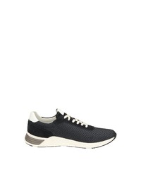 dunkelgraue Leder niedrige Sneakers von Sioux