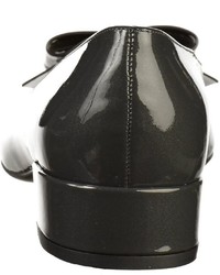 dunkelgraue Leder Pumps von Peter Kaiser