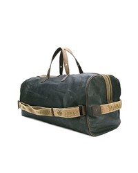 dunkelgraue Leder Reisetasche von Mr & Mrs Italy