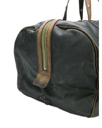 dunkelgraue Leder Reisetasche von Mr & Mrs Italy
