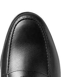 dunkelgraue Leder Slipper von John Lobb