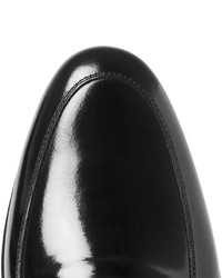 dunkelgraue Leder Slipper von Harry's of London