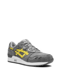 dunkelgraue Leder Sportschuhe von Asics