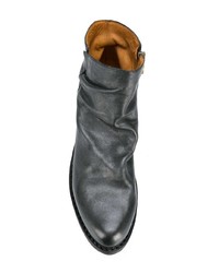 dunkelgraue Leder Stiefeletten von Fiorentini+Baker