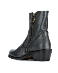 dunkelgraue Leder Stiefeletten von Fiorentini+Baker