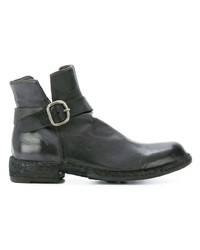 dunkelgraue Leder Stiefeletten von Officine Creative